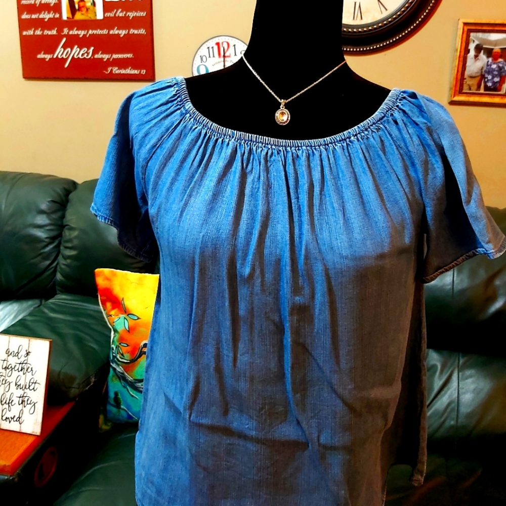 The Hanger Denim Top